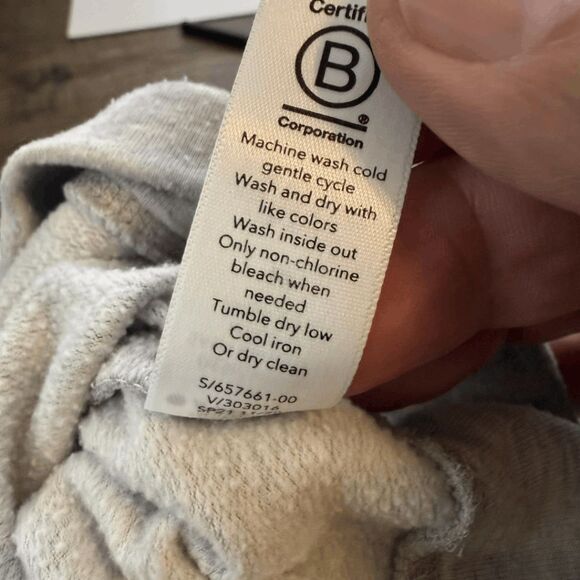 Athleta‎ Womens Studio To Street Balance Pullover Sweatshirt Gray White Medium - Picture 6 of 9